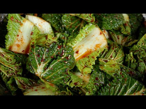 이 맘때 김치보다 맛있는 <strong>봄동겉절이</strong> <strong>레시피</strong>