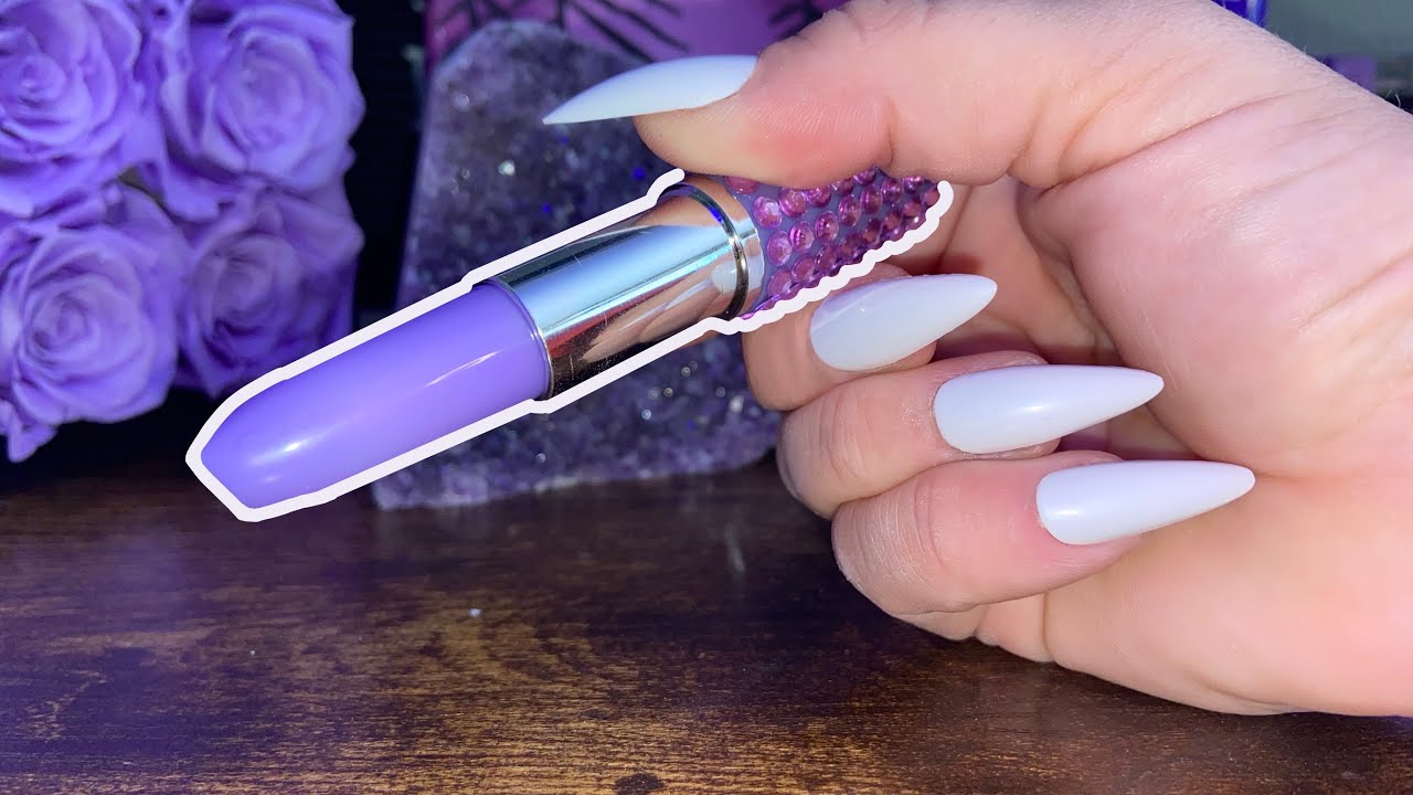 ASMR: Fast & Aggressive tapping + build up tapping on purple items! Invisible Triggers (For Eden!)
