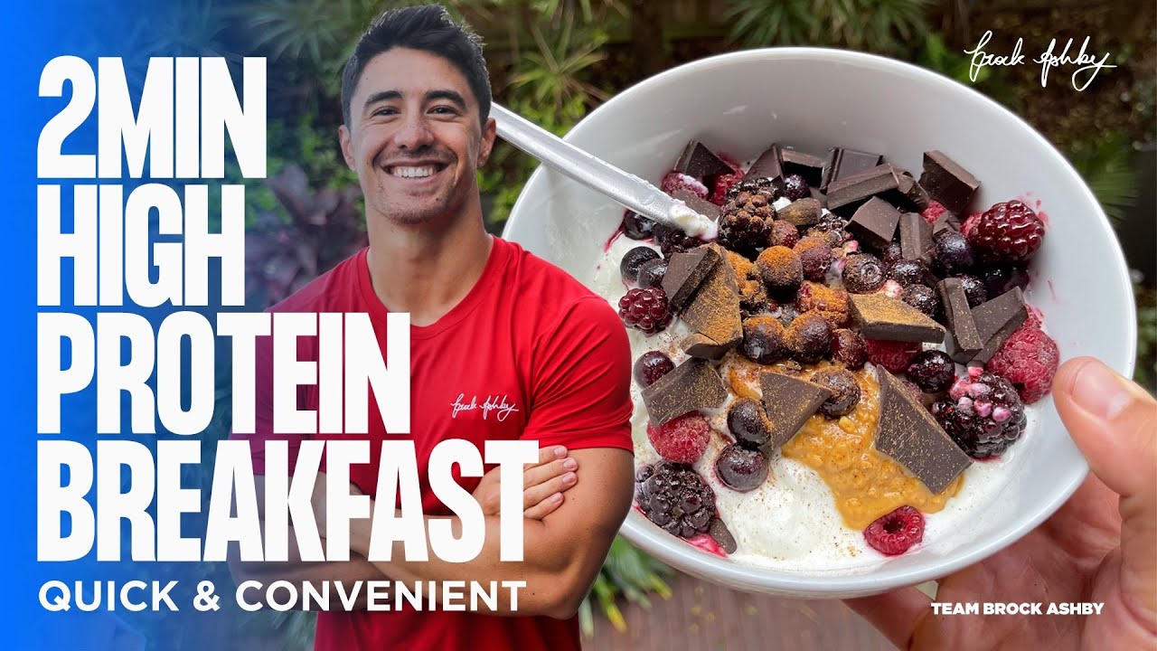 2 MINUTE HIGH PROTEIN BREAKFAST - Quick & Convenient Breakfast