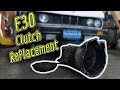 BMW E30 Clutch replacement pt1 Transmission removal !!