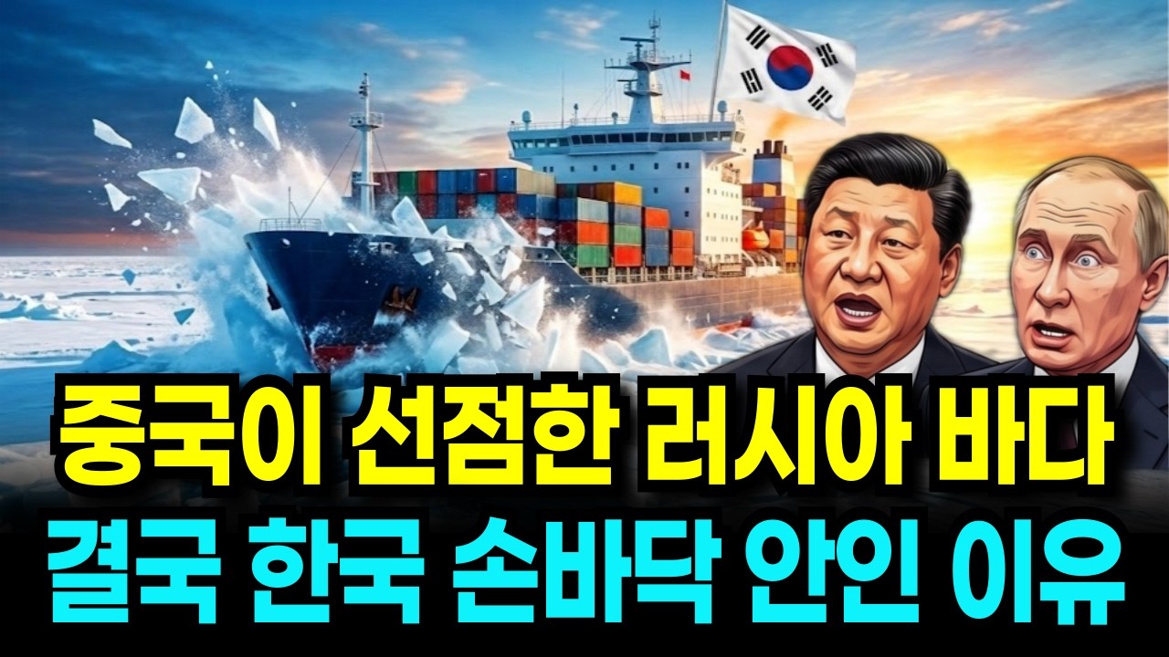 "러시아 바다에 중국이 먼저 깔았습니다" 그런데 북극항로의 진짜 패권을 한국이 쥐고 흔드는 이유