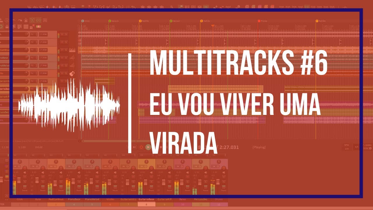 Multitrack #6 | Eu vou viver uma virada - Toque no Altar | Tom: B