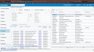 Learn how to configure and use inventory replenishment options with
acumatica
