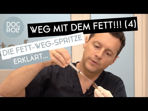 FETT WEG SPRITZE (LIPOLYSE) – Fett weg Teil 4 mit Dr. Rolf Bartsch