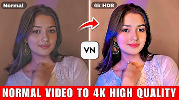 VN 4K Cc Sharpen High Quality Video Enhance | How To Increase Video quality in vn app 💯🤯