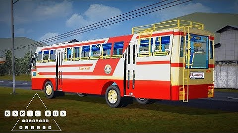Released KSRTC Kerala Bus Mod In Bus Simulator Indonesia - Bussid Bus Mod - Bussid Car Mod - Bussid
