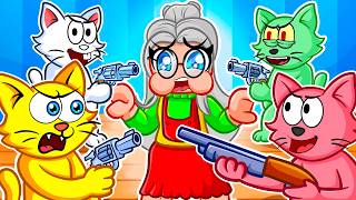 Sponge Plays Cat vs Grandma With MY FRIENDS... screenshot 1