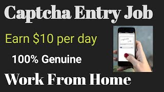 Genuine Captcha work without investment/ Online captcha typing job for android mobile/captcha typing