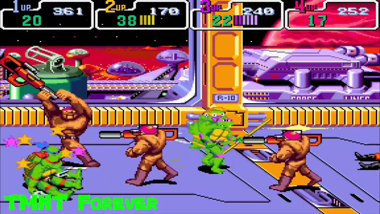 Teenage Mutant Ninja Turtles Turtles In Time Arcade 8 Starbase Walkthrough