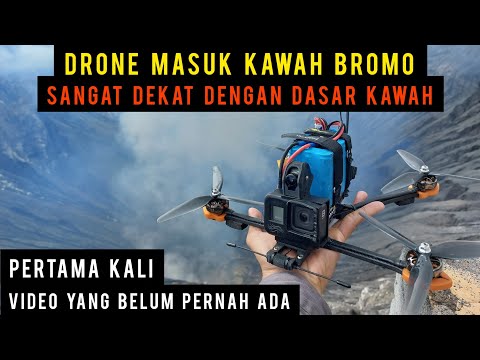 NEKAD !!! DRONE MASUK KAWAH GUNUNG BROMO