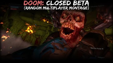 DOOM (2016): Closed Beta (PC) - Random multiplayer montage (Fragmovie)