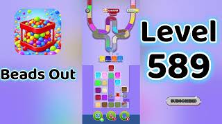 Beads Out Level 589 Walkthrough 🧩✨ | Tricky Bead Puzzle Solution | Go Answer
