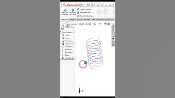 Solidworks tips |  How to make curve helix?