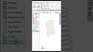 Solidworks tips |  How to make curve helix?