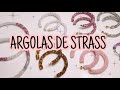 DIY -  COMO FAZER ARGOLAS PERSSONALIZADAS  COM TUBO DE STRASS !