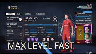 FIFA23 pro clubs how to reach max level fast
