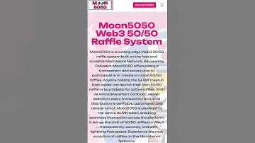 Moonbeam GLMR News Moon5050 DAPPS