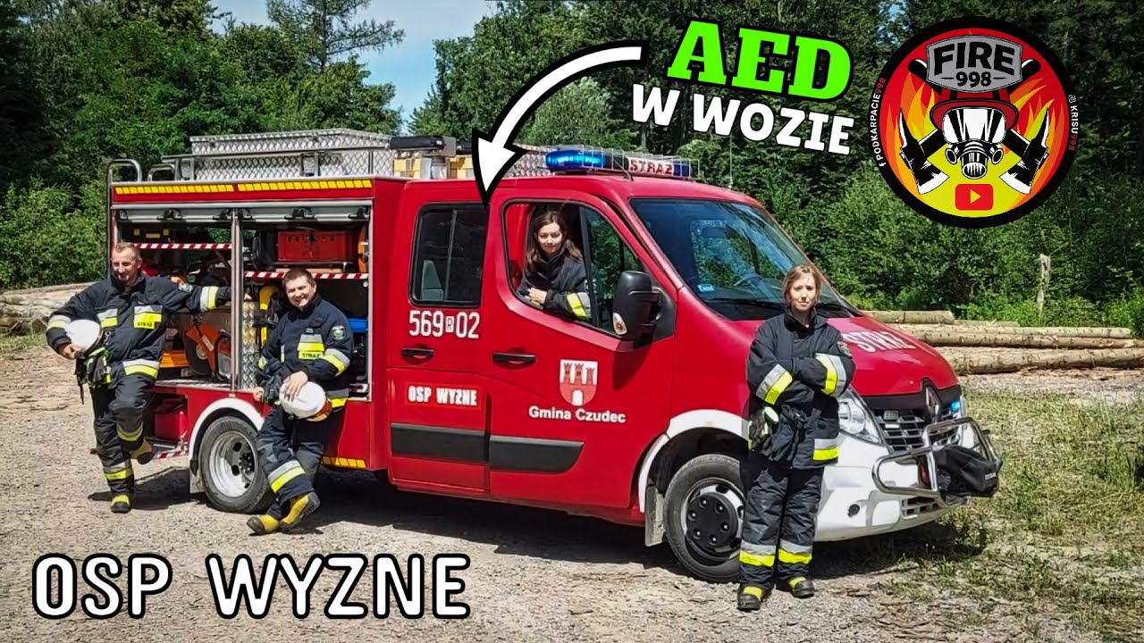 AED W WOZIE | SLOP Z BIURA OCHRONY RZĄDU (SOPu) - JEDNOSTKA OSP WYŻNE