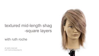 Textured Mid-Length Shag - Square Layers