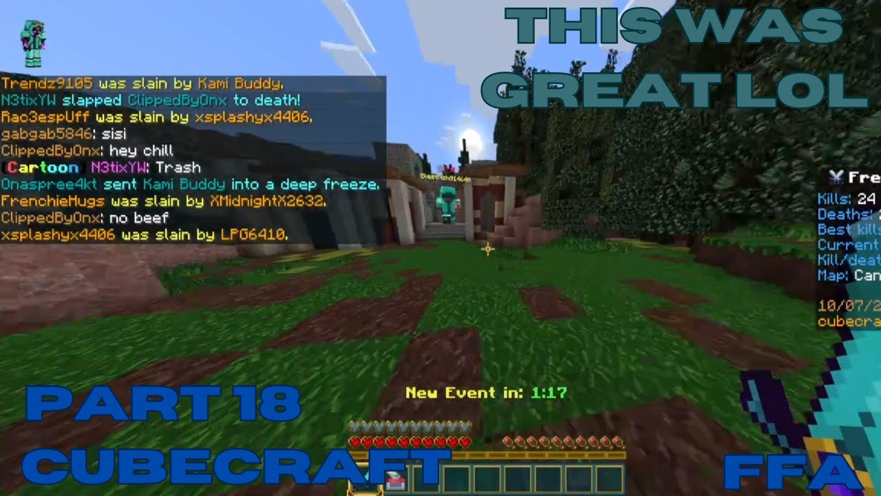 Cubecraft FFA Part 18 Funniest Players