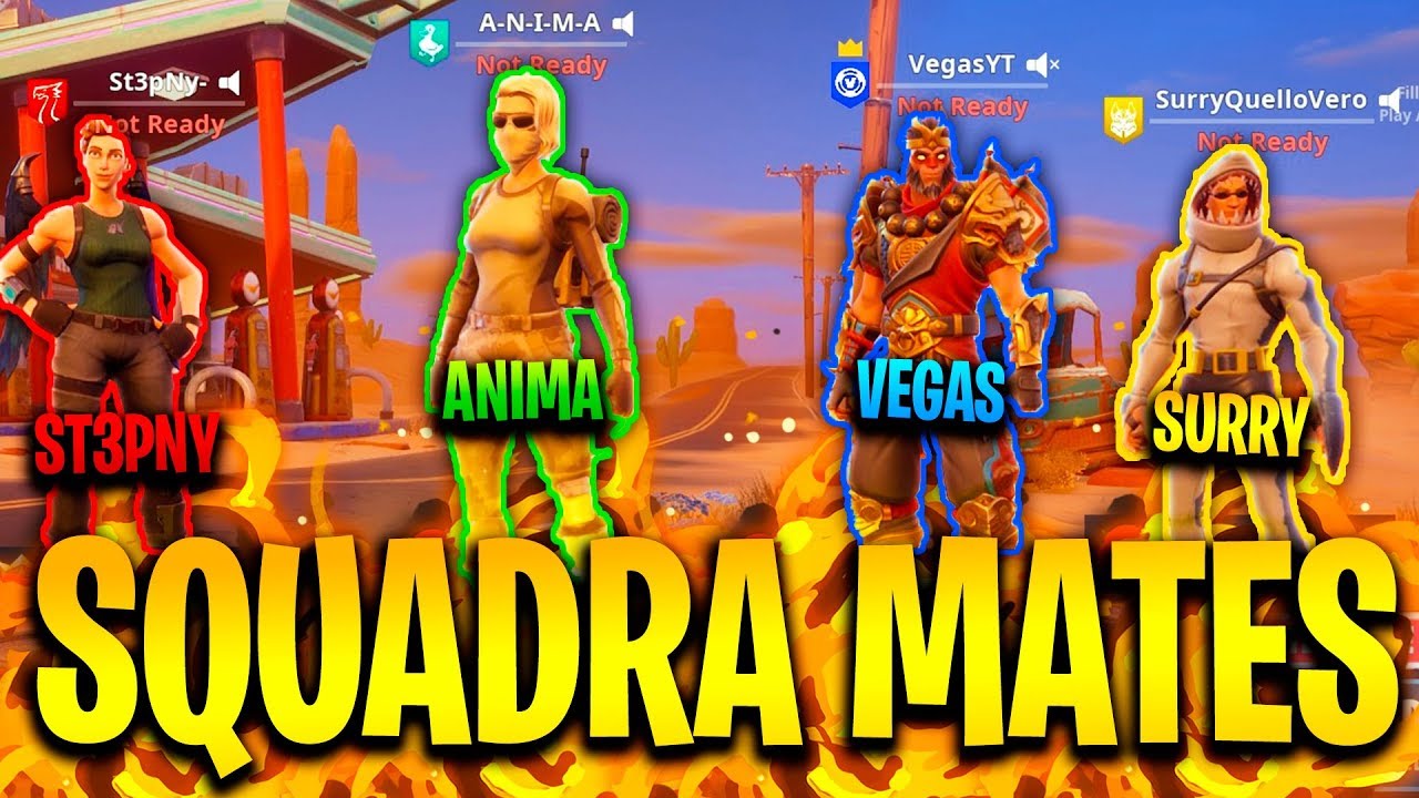 LA SQUADRA LEGGENDARIA DEI MATES E' TORNATA SU FORTNITE!
