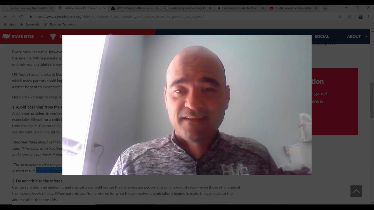 Stop Coaching Soccer from the Sidelines