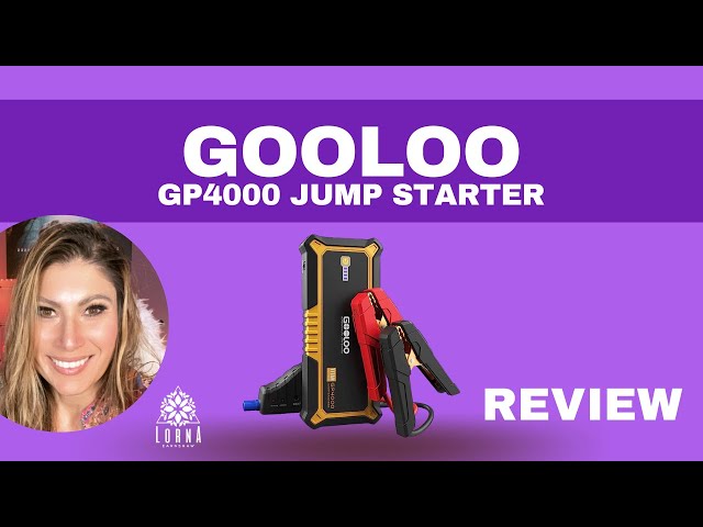 GOOLOO GP4000 Jump Starter Purple