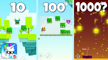 WILL HERO - 10 vs 100 vs 1000 Score - Gameplay Walkthrough (iOS Android)