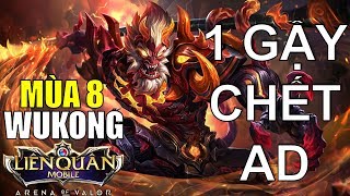 Cách Ngộ Không đi lane mùa 8 gánh team - Late game quá dễ 1 gậy Ad bay Arena of Valor