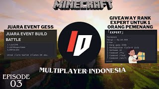Mabar Minecraft Indosmp - Review Build Sendiri - Giveaway