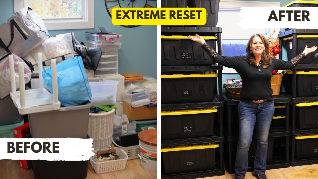 Small Budget, Big Results: My Storage Room Organization - YouTube