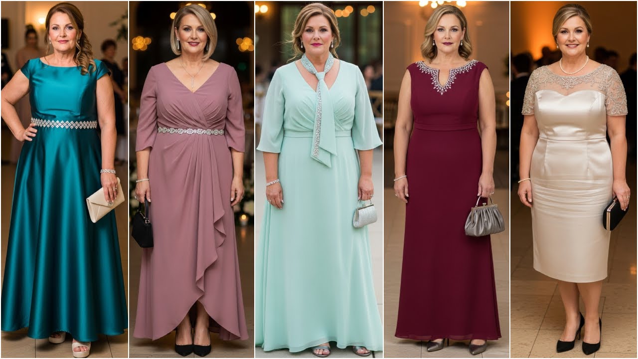 Plus Size Mother of the Bride Dresses 2026: Elegant Curvy Wedding Guest Gowns and Outfit Ideas