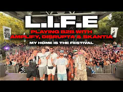 B2B with AMPLIFY , DISRUPTA AND SKANTIA AT MY HOME IS THE FESTIVAL!!!