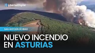 Nuevo incendio en Asturias obliga a desalojos y pone en alerta a varias poblaciones