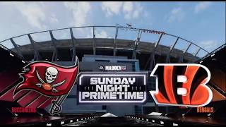 Madden 26 Simulation of 2026-2027 Updated rosters WEEK 1 (Bengals vs Buccaneers)