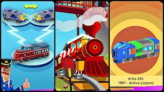 Train Merger - Idle Manager Tycoon (Gameplay Android) screenshot 1