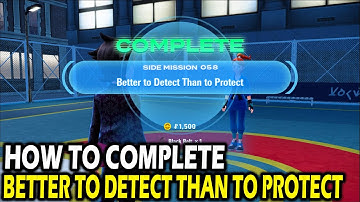 How to Complete Better to Detect Than to Protect on Pokemon Legends ZA (Side Mission 058)