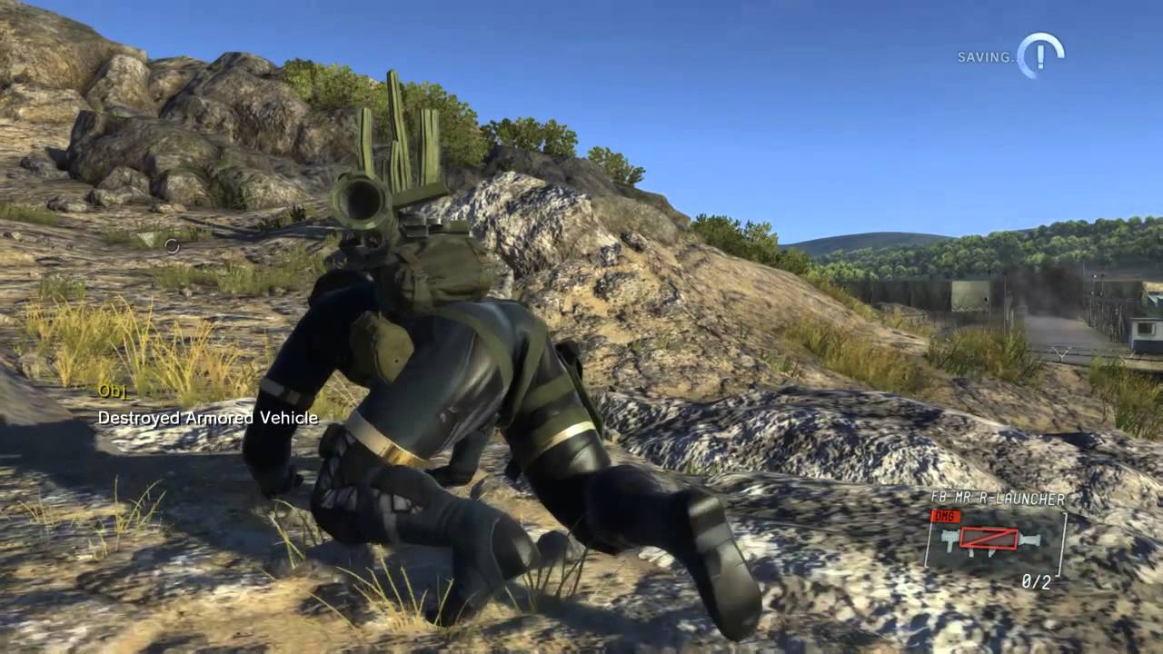 MGSV Destroy the Anti Air Emplacements Speed Run 158 Hard Mode S