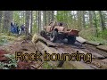 wheeling in elbe hill with some rock bouncing action