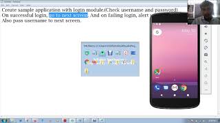 ANDROID PRACTICAL 84 | SYLLABUS APPLICATION 6 | DISPLAY NEXT ACTIVITY | LAUNCH NEW ACTIVITY screenshot 2