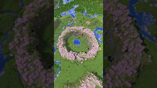 Minecraft CHERRY GROVE CIRCLE Seed With a Village and Lake!