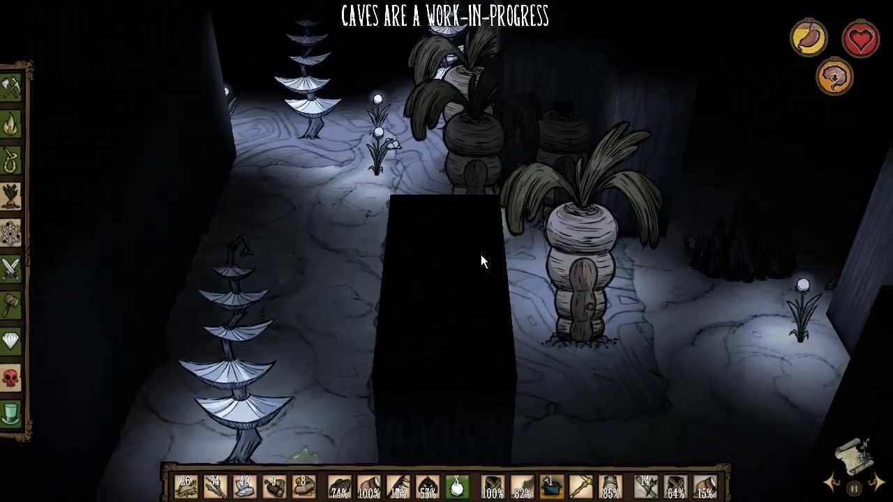Let's Play Don't Starve 511 Hunting Cave Bunnymen & a Slurtle Hat