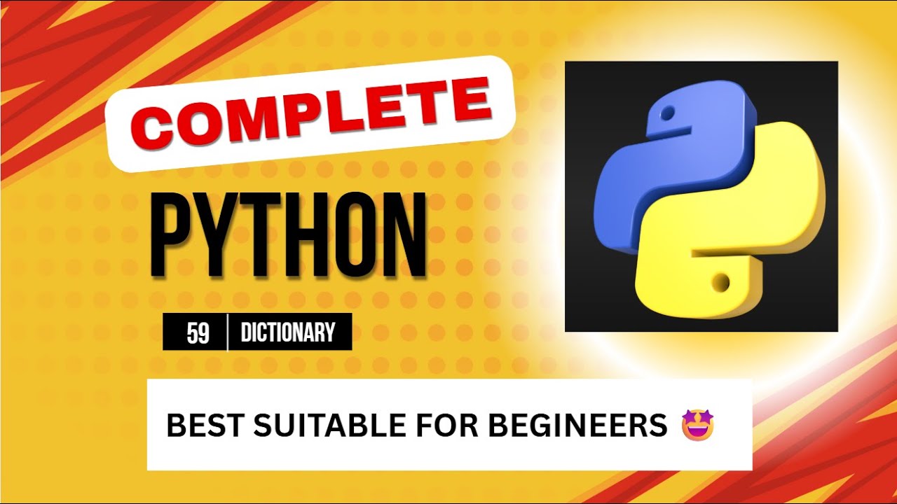Dictionary in python complete guide especially for Beginners - YouTube
