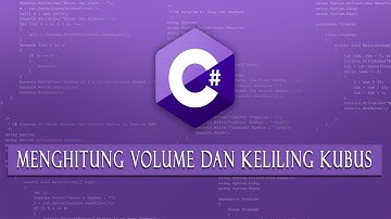 Program C# - Menghitung Volume dan Keliling Kubus