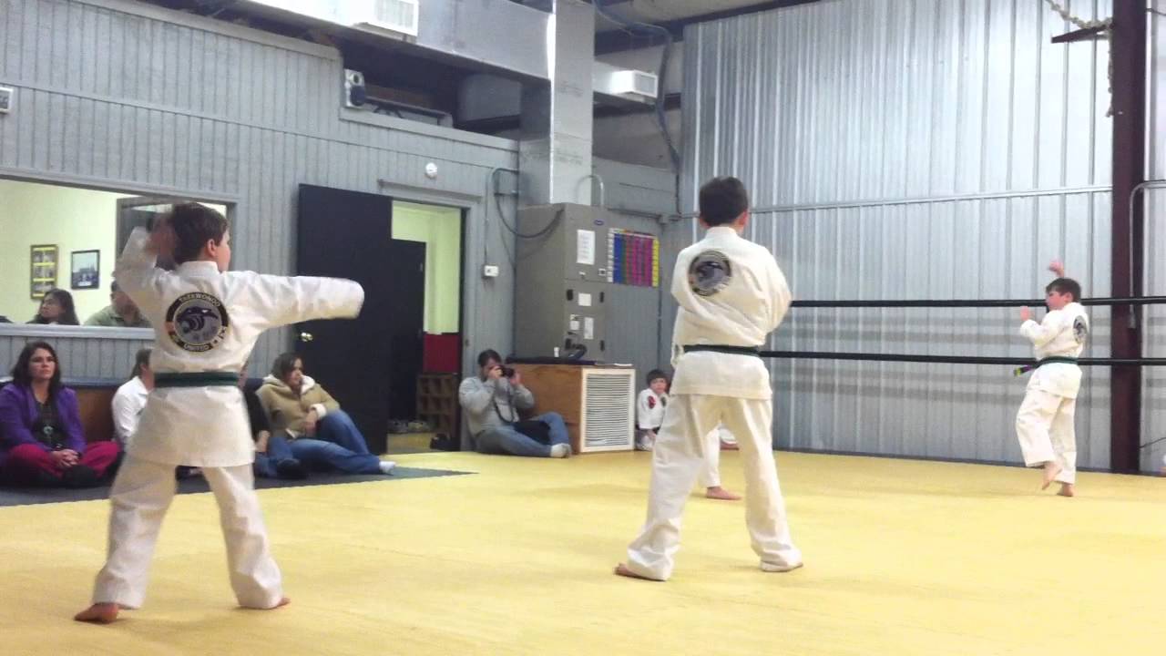 Chance Taekwondo Purple Belt Pattern Testing 12 18 13 YouTube