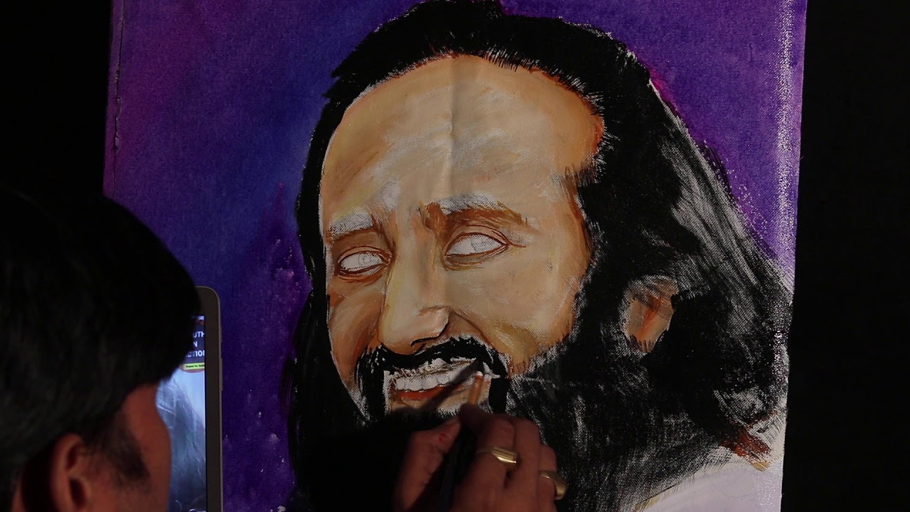 Sri Sri Ravi Shankar LIVE ART - YouTube