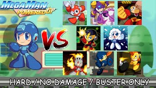 Mega Man Powered Up: All Bosses as MEGAMAN (Hard/No Damage/Mega Buster Only)