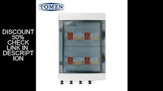 Solar photovoltaic PV Combiner Box With Lightning Protection 4 input 4 out DC 600V Fuse MCB SPD Wate