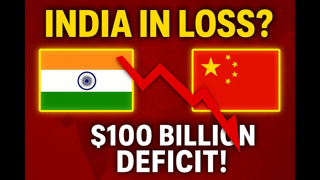 India vs China Trade Deficit Explained | Why India Losing $100 Billion Every Year?