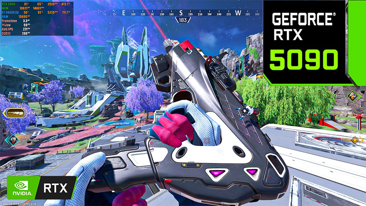 Apex Legends: 28 сезон | RTX 5090 32 ГБ (4K, максимальные настройки)